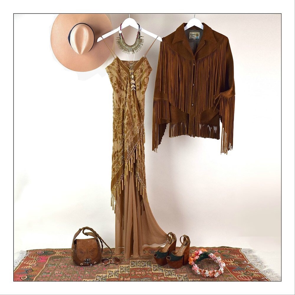 Vintage boho dress